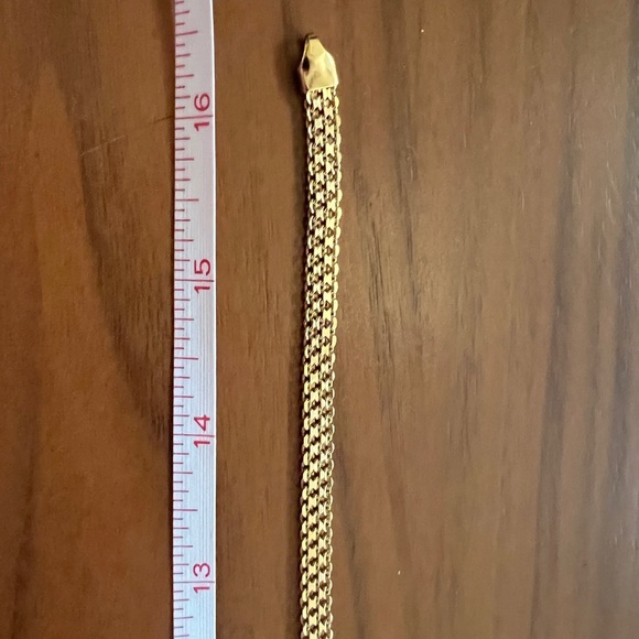 Gold plated choker/collar necklace - Picture 5 of 5